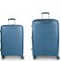  Queens 4 roulettes Set de valises 2 pièces avec soufflet d'extension Modéle azul