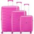  Skyline 2.0 4 roues Set de valises 3 pièces avec soufflet d'extension Modéle fucsia