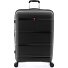 0800 4 roulettes Trolley 76 cm avec soufflet d'extension Modéle black