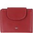  Polo Porte-monnaie Protection RFID Cuir véritable 12 cm Modéle rot
