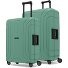  Essentials 15 Set de valises à 4 roulettes 2 pièces avec fermeture à trois points Modéle sea green