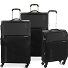  Speed 4 roulettes Set de valises 3 pièces avec soufflet d'extension Modéle schwarz