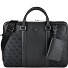  Milano Attaché-case 38 cm Compartiment ordinateur Modéle black-antracite
