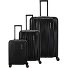  Barbara Novelty 4 roulettes Set de valises 3 pièces avec soufflet d'extension Modéle black