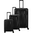  Barbara Novelty 4 roulettes Set de valises 3 pièces avec soufflet d'extension Modéle black