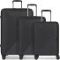  Gotthard Edition 4 roulettes Set de valises 3 pièces Modéle black metallic