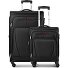  Set de valises Beaumont à 4 roues S+L avec soufflet d'extension Modéle black