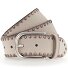  Ceinture à rivets en cuir Modéle dunkle vanille | 100 cm