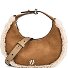  Beyond Sac à main S Cuir véritable 21 cm Modéle medium beige