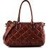  Ricciarda Sac à bandoulière L Cuir véritable 35 cm Modéle cognac