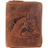  Porte-monnaie Vintage Signe du zodiaque en cuir 10 cm Modéle horse