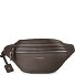  Sac banane en cuir « Bologna » à double fermeture éclair, à porter en bandoulière, 25 cm Modéle taupe