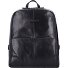  Vespucci Sac à dos en cuir 41 cm pour ordinateur portable Modéle black