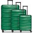  Travel Set de valises à 4 roulettes 3 pièces avec soufflet extensible Modéle emerald green metallic