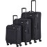  Chios 4 roulettes Set de valises 3 pièces avec soufflet d'extension Modéle schwarz