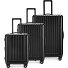  Atlas 4 roues Set de valises 3 pièces Modéle jet black