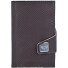  Click & Slide Porte-cartes de crédit Porte-monnaie RFID en cuir 6,5 cm Modéle Aluminium Core silver