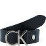  Ceinture CK Logo en cuir Modéle black-lightgold | 90 cm
