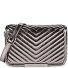  Joelle Sac à bandoulière Cuir véritable 19.5 cm Modéle dark silver-silver metal