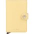  Miniwallet Étui pour cartes de crédit Protection RFID Cuir 6.5 cm Modéle butter yellow