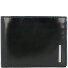  Blue Square Porte-monnaie en cuir 12,5 cm Modéle black