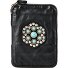  Tosca Porte-monnaie Protection RFID Cuir véritable 13 cm Modéle nero