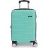  Uyiko 4 roulettes Trolley de cabine 54 cm avec soufflet d'extension Modéle verde menta
