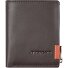 Monaco Porte-monnaie Protection RFID Cuir 8 cm Modéle brown