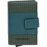  PQ-Earth Étui pour cartes de crédit Protection RFID Cuir 6.5 cm Modéle green