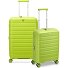  B-Flying 4 roues Set de valises 2 pièces avec soufflet d'extension Modéle cyber lime