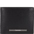  Modern Bar Porte-monnaie Protection RFID Cuir 11 cm Modéle ck black smooth