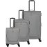  Umbria 4 roulettes Set de valises 3 pièces avec soufflet d'extension Modéle smoky grey