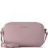  Bologna Leather Sac à bandoulière Camera-Bag en cuir double zip 18 cm Modéle rose