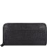  Wave Porte-monnaie Protection RFID Cuir 19 cm Modéle black