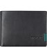  Monaco Porte-monnaie Protection RFID Cuir 12 cm Modéle nero