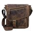  Vintage Sac à bandoulière Cuir 26 cm Modéle brown