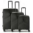  Radar 4 roulettes Set de valises 3 pièces avec soufflet d'extension Modéle negra