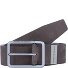  Ceinture Michigan en cuir Modéle dunkelbraun | 85 cm
