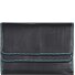  Double Flap Wallet Porte-monnaie en cuir 13 cm Modéle black-pace