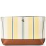  Sac pochette 25 cm Modéle stripe lemon sorbet lauren tan