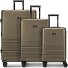  Hanoi 4 roulettes Set de valises 3 pièces avec soufflet d'extension Modéle khaki
