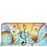  Porte-monnaie Art+Craft RFID cuir 20 cm Modéle handbemalt