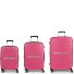  Shinyuu 4 roulettes Set de valises 3 pièces avec soufflet d'extension Modéle rosa