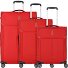  Ironik 2.0 4 roulettes Set de valises 3 pièces avec soufflet d'extension Modéle rosso