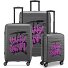  Interface 4 roulettes Set de valises 3 pièces Modéle viola