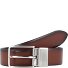  Ceinture Cuir Modéle haselnuss-schwarz | 100 cm
