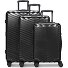  Essentials 18 2.0 4 roues Set de valises 3 pièces avec soufflet d'extension Modéle metallic-black shiny