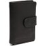  Kaunas Porte-monnaie Protection RFID Cuir 7.5 cm Modéle black