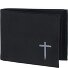  New Cryptan Porte-monnaie Protection RFID 11 cm Modéle schwarz-freedom cross grey