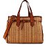  Patrizia Sac de shopper 42 cm Modéle bianco-cognac